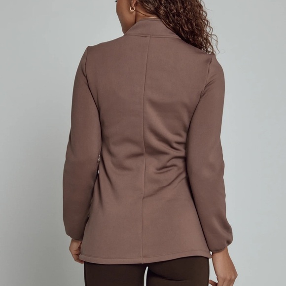 7 Diamonds Julien Longline Full-Zip Jacket Size Small in Mink - Picture 5 of 5